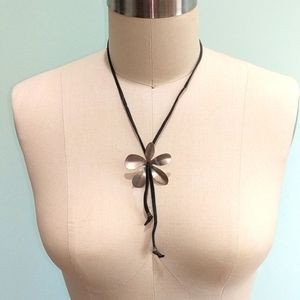 Foxy Originals Silver Flower Slide Necklace